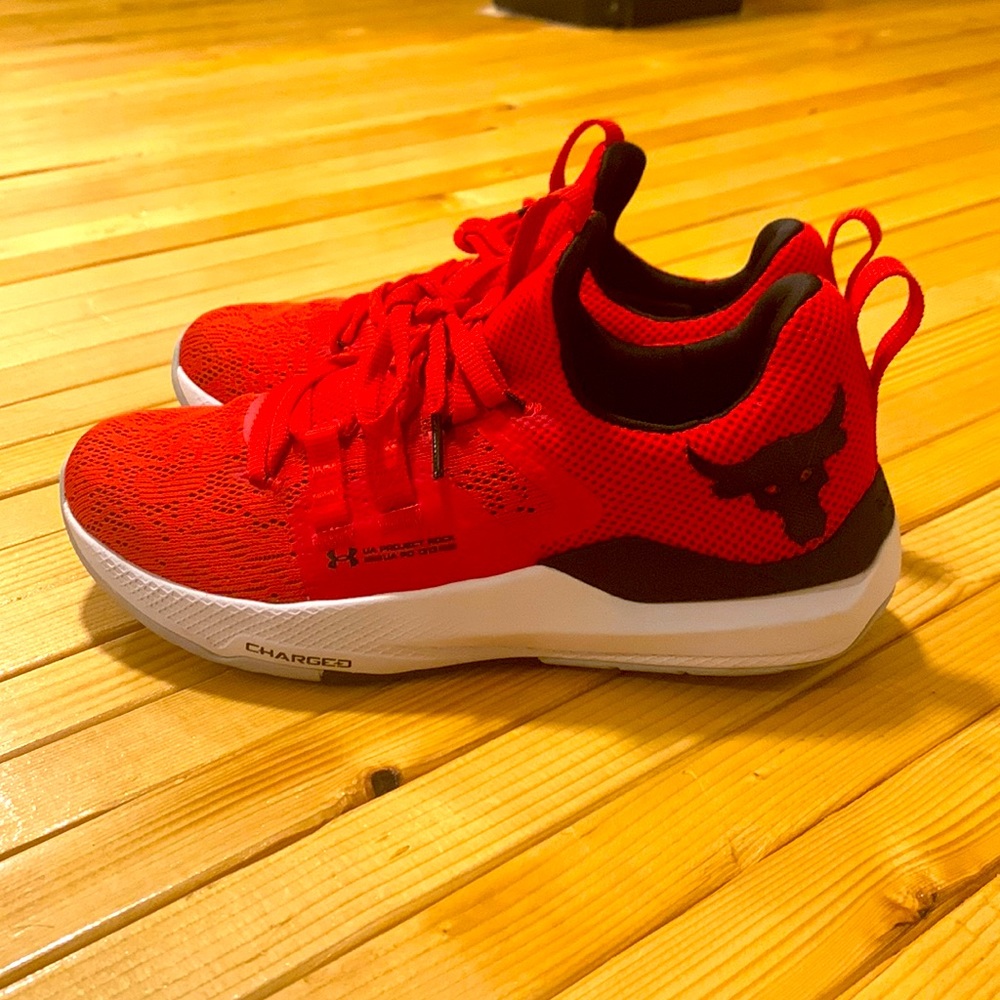 Red Under Armour Training Sneakers-The Rock